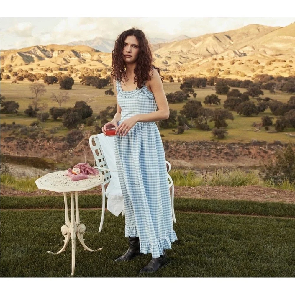 2 piece beach dress for women Elegant Printed Long Square Neck A-line Robe Holiday Style Long Party Dress fg8120 Size:us-14 240711 If you need to STAUD, Wylie Dress in